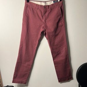 Polo Ralph Lauren Burgundy Chinos Slim Fit 32x30